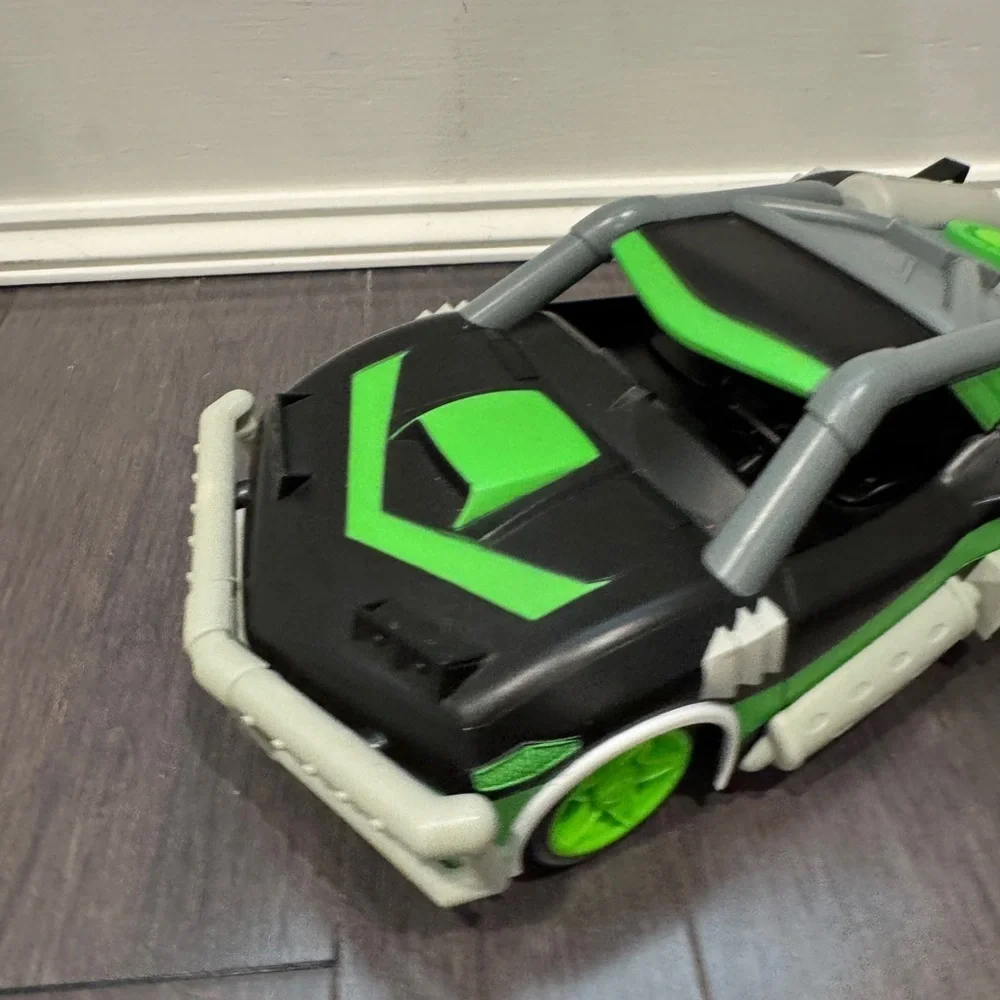 Adventure Force RC Steam Race Car Dynamic Green Black Kid Toddler Boy NO REMOTE